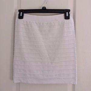 White Mini Tube Skirt | Size One Size fits All